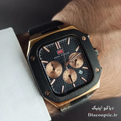 ساعت مچی مردانه اورجینال موتور ژاپنی برند مینی فوکوس سه موتور مدل Mf0414G.04