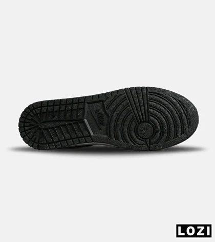 کفش کتانی ساق‌دار مردانه و زنانه مشکی سفید آبی NIKE jordan 1 مدل 7699