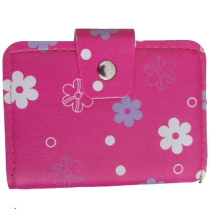 کیف پول وجاکارتی دخترانه رنگ صورتی