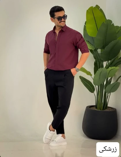 پیراهن آذرخش رنگی_کد4451