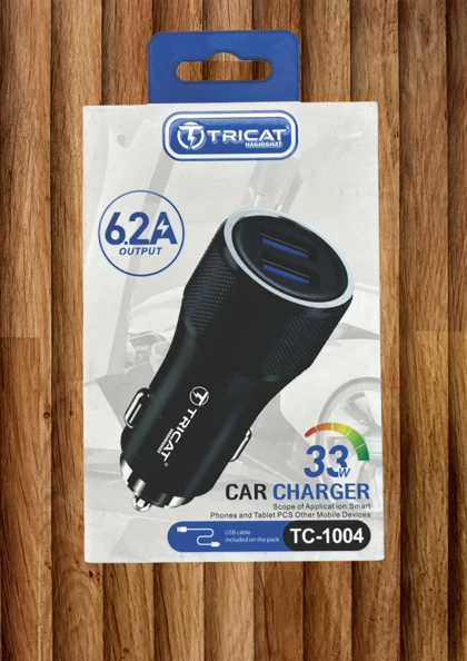 شارژر فندکی فست شارژ تریکتtc-1004