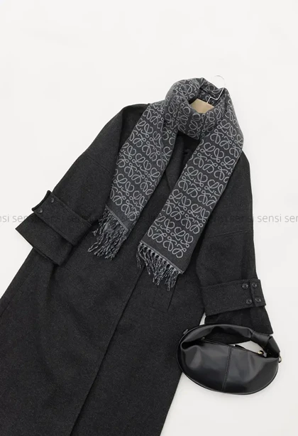 پالتو فوتر پشت دکمه آستر دار کد1005030