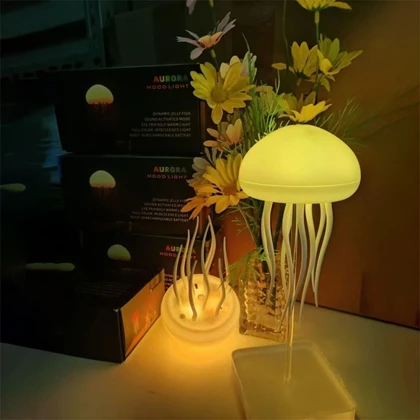 چراغ خواب رومیزی شارژی عروس دریایی AURORA