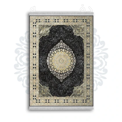 *جدید* فرشینه از جنس پارچه شانل مخمل ترک طرح فانتزی برند دفه کد 964