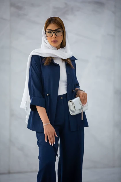 مانتو کمر گت کریستال