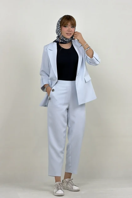 شلوار زنانه جیب دکمه مازراتی