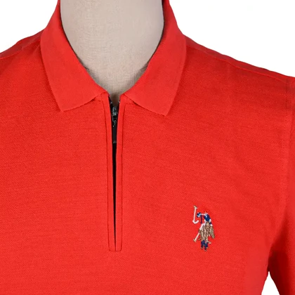 پولوشرت ساده نیم‌زیپ مردانه