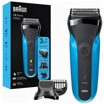 ریش تراش براون Braun مدل 310BT با خط زن و 5 شانه