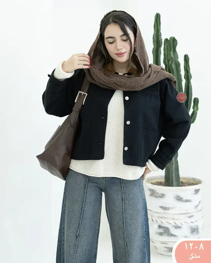 کت دوجیب کتان 1208