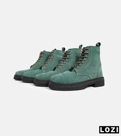 بوت مردانه سبز کله غازی BERSHKA