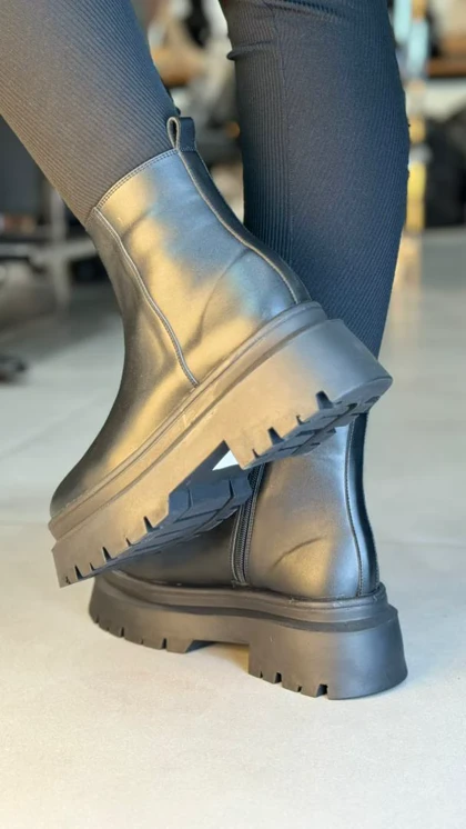 104_نیم بوت ساده لژدار 104