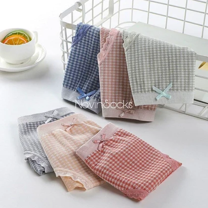 شورت چارخونه پاپیون دار1151(مناسب 38تا42)