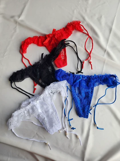 شورت بکلس مرواریدی دانتل کد: 14568