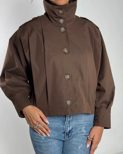 ترنچ کت پلیسه کد 600041