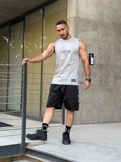 رکابی ورزشی حلقه‌ای NIKE AIR طوسی