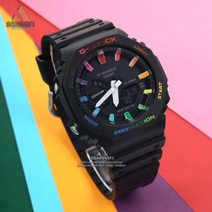 ساعت جی شاک G-Shock GA-2100 Rainbow
