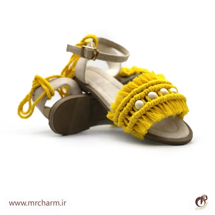 ست صندل و کیف دست بافت زنانه mrc2416-02