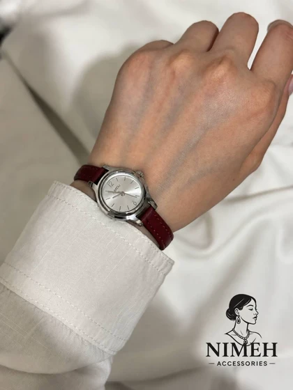 ساعت زنانه بند چرمی