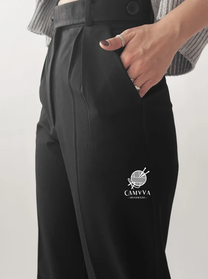 شلوار مشکی گاباردین