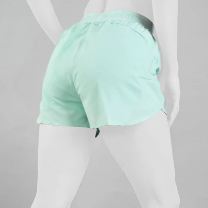 شلوارک کشاله دار ورزشی زنانه نایک مدل 047 سبز آدامسی