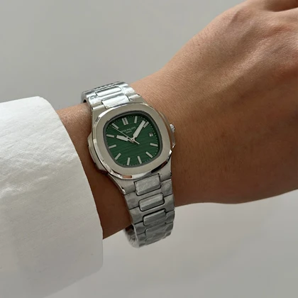 ساعت زنانه پتک فیلیپ ناتیلوس سبز کد 792