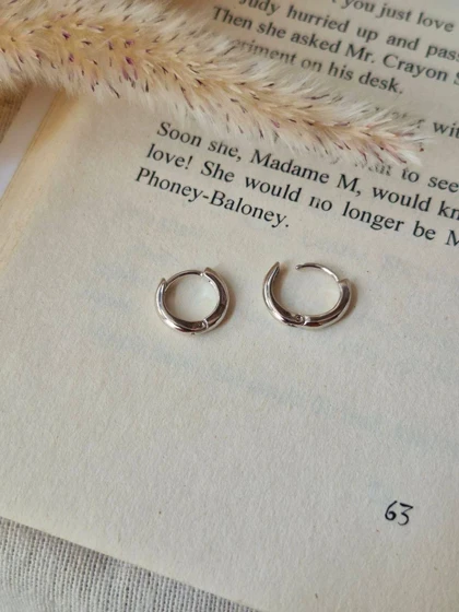 گوشواره حلقه ساده ریز ژوپینگ M49