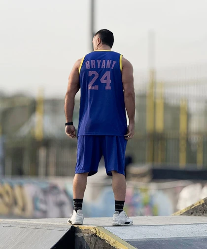 ست بسکتبالی لیکرز جردن (Lakers x Jordan) پارچه فلامنت و چاپ زول (چند رنگ)