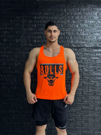 پکیج کد S978 شامل رکابی + شلوارک کشاله دار با تم نارنجی مشکی