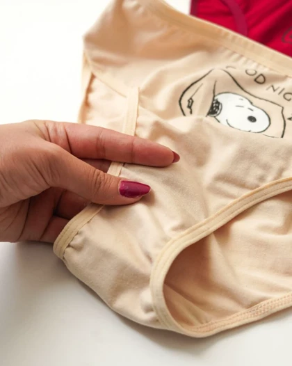 شورت نخی چاپی اسنوپی کد 1827(سایز XL)