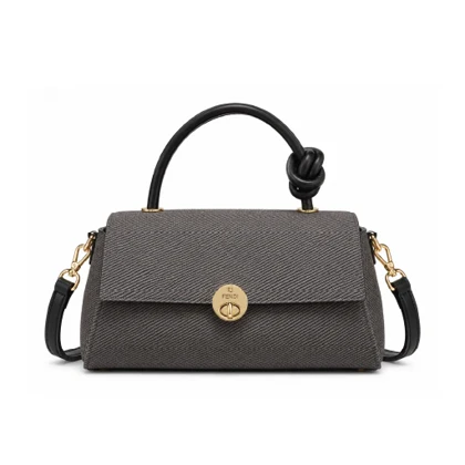 کیف وارداتی FENDI چرم مشکی