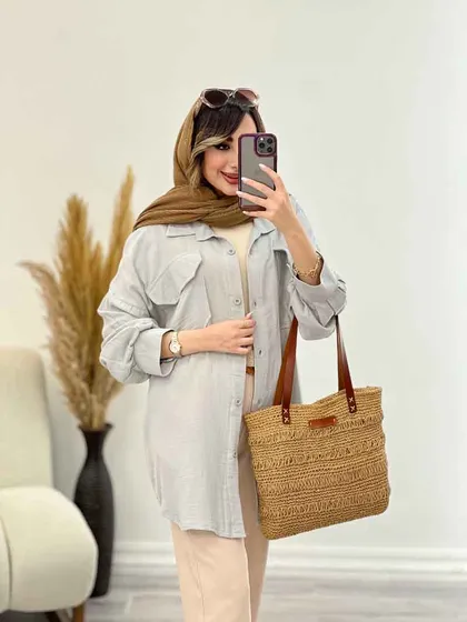 مانتو دو جیب ماهور