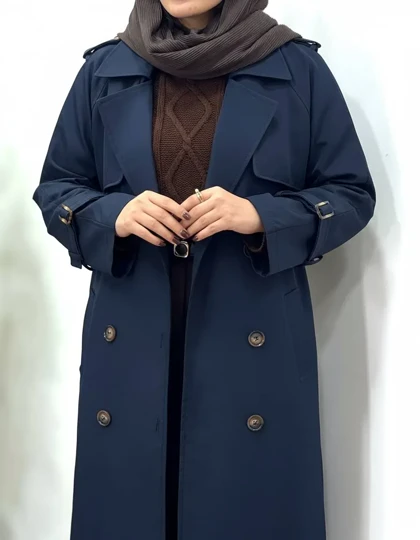 بارانی بلند ضد آب دنیز