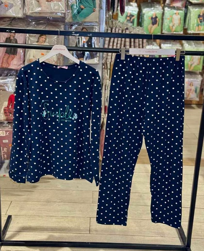 بلوز و شلوار سایز بزرگ نخ پنبه سکسن کد40842