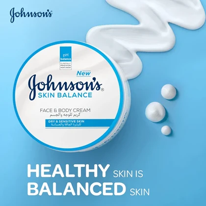 کرم آبرسان دست و بدن Skin Balance جانسون 300 میل