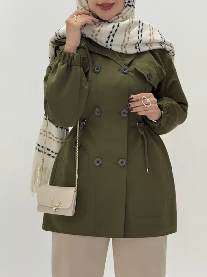 3631-بارانی عروسکی لیان ( ایراددار )