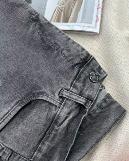 شلوار جین جذب تک‌رنگ کد 5542