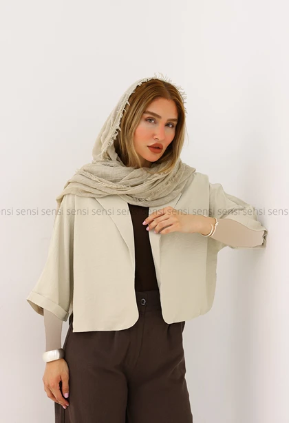 کت زنانه آستین پاکتی کد1006466