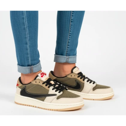 کتانی ترویس کرم قهوه ای