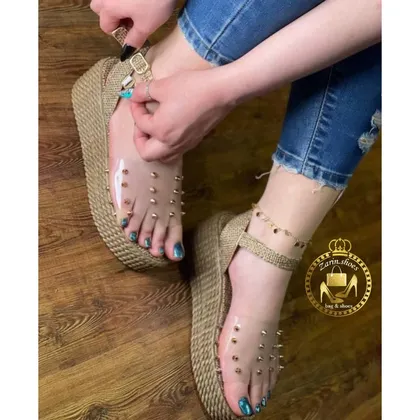 صندل لژدار کنفی حصیری طلقی