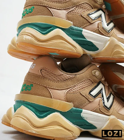 کفش کتانی مردانه قهوه ای سبز NEW BALANCE 9060