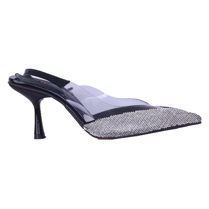 کفش پاشنه‌بلند زنانه مدل اسکاپ مشکی کد 1719