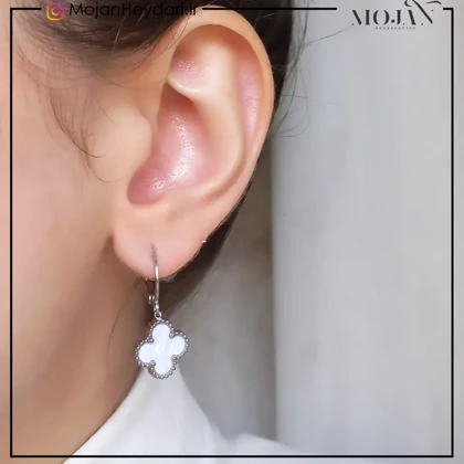 مشخصات و خرید گوشواره ونکلیف سفیدکد608