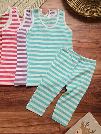 زیرپوش شلوارک راه راه دخترانه