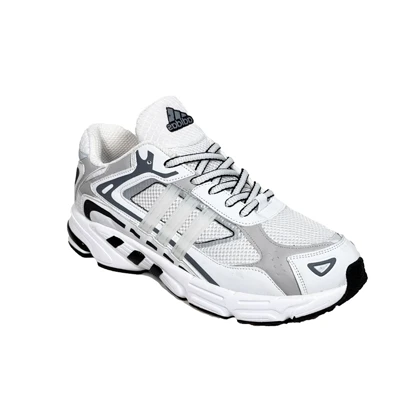 کتانی اسپرت مردانه مدل آدیداس Adidas رنگ سفید طوسی کد 51431