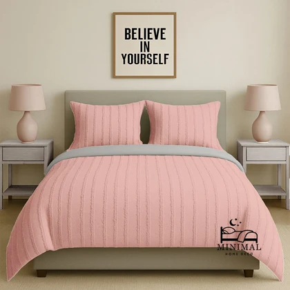 سرویس روتختی کاوری مینیمال طرح برجسته راه راه