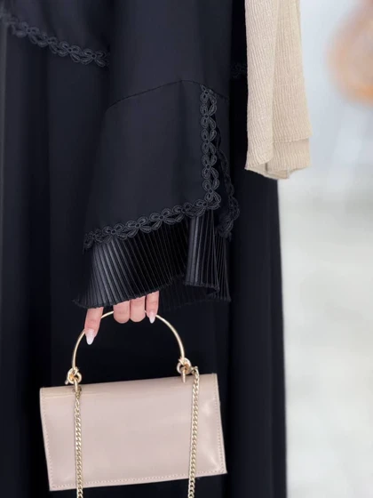 3388-عبای دوتیکه پاپیون