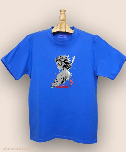 تیشرت مردانه و زنانه طرح شیطان کش شخصیت تانجیرو کد 938