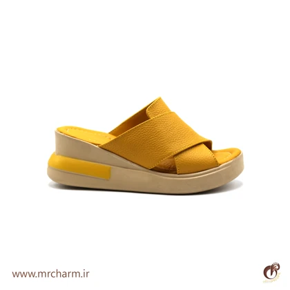 صندل لژدار زنانه تمام چرم mrc2119-09