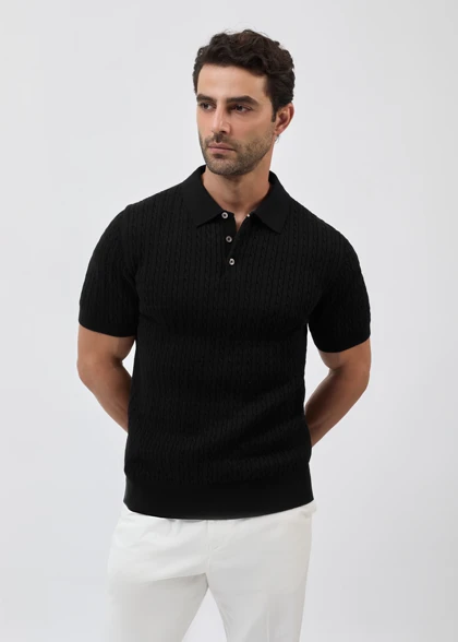 پولوشرت طرح دار Knit