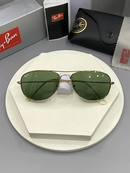 عینک آفتابی Ray-Ban RB3662 طلایی فریم فلز سبک و شیشه مقاوم